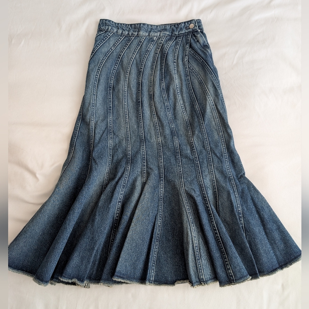 Marc Jacobs Denim Midi Skirt - Size S